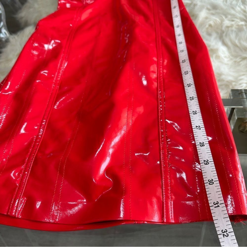 Ivy Park, Ivy Heart Red Latex Dress, Size XS - Picture 13 of 15
